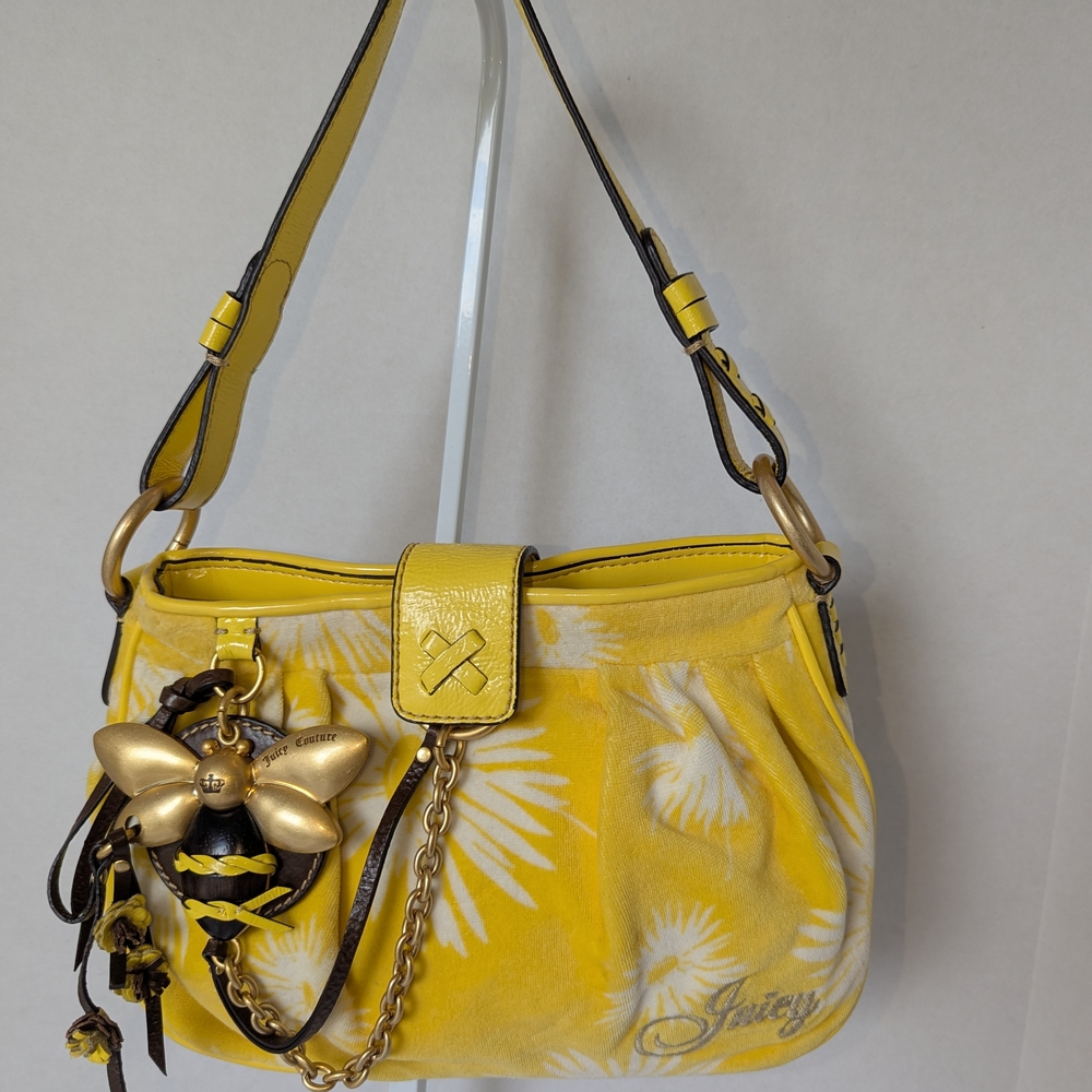 Juicy Couture Yellow Floral Women's Bag